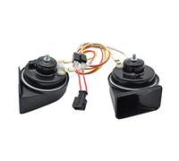 Pizgear Lot de 2 Klaxons d'escargot puissants et étanches 12 V 110-125 DB for Voiture 410/510 Klaxons de Voiture à Hauteur élevée et Basse, for Renault, Captur 2013-2019 Corne d'escargot