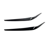 Pizgear Lot de 2 sourcils for phares avant (2017-2021) for Série 5 G30 et G31 Autocollant pour phare(Schwarz)