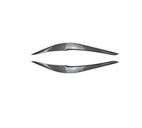 Pizgear Paire de sourcils et paupières de phare avant, autocollant noir brillant, accessoires 2014 - 2022, for BMW F87 M2 F22 F23 220i 228i 230i M235i M240i Autocollant teinté pour phares(Carbon Look)