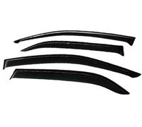 Pizgear Pare-Brise de fenêtre latérale, for Toyota Fortuner 2012 2013 2014 Déflecteurs de Vent de fenêtre latérale de Voiture Visière Pare-Soleil Pare-Pluie Bouclier météo Protections latérales