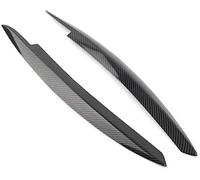 Pizgear Paupière de phare avant, pour VW, pour Golf 6 Mk6 Gti, pour Gtr 2008-2013 2 pièces couverture sourcil garniture couvercle d'oeil autocollant Garniture de front de phare