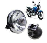 Pizgear Phare Avant de Moto 7 Pouces, for Yamaha, YBR125 YBR 125 2002-2013 Phare de Moto