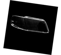 Pizgear Phare de voiture, lentille phare, for A3 S3 2001 2002, verre transparent, abat-jour, coque lampe, couvercle, feux avant Cache-lentille de phare(BLACK Left and right)
