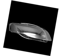 Pizgear Phare de voiture, lentille phare, for A4 B7 2006 2007 2008, verre transparent, abat-jour, coque lampe, couvercle, feux avant Cache-lentille de phare(BLACK Right side)