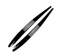 Pizgear Phare de voiture phare sourcils paupières cadre couverture garniture accessoires décoratifs, for Skoda, for Superb B8 2015 2016 2017 2018 2019 Autocollant teinté pour phares(Glossy Black)