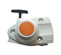 Pizgear Pièces de moteur tronçonneuse à cliquet avec démarreur recul, for STIHL, TS410 TS420 Démarreur à rappel pour tondeuse à gazon
