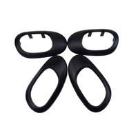 Pizgear Poignée de porte intérieure, panneau intérieur, moulure traction, garniture, for Citroën, C2, for Peugeot, 206 207 9119F2 9119F4 Poignée de porte intérieure de voiture(BLACK A Set 4 Side)