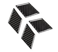 Pizgear Poignée de porte voiture panneau changement vitesse commande centrale climatisation sortie d'air décor couverture en fibre Panneau de garniture de commutateur de fenêtre de(12)