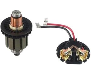 Pizgear Porte-balais de Charbon et Ensemble, for Rotor DDF482, for équipement MAK Pièce de Rechange pour Armature