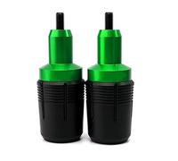 Pizgear Protecteur de Chute de Curseur de Cadre de Moto, for Fazer, for Fz 6, for Fz-6, for Fz6n, for Fz6 N, for Fz-6n Engine Crash Pad Moto Crash Bar Protection de fourche de moto(Green)