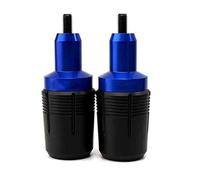 Pizgear Protecteur de Chute de Curseur de Cadre de Moto, for Fazer, for Fz 6, for Fz-6, for Fz6n, for Fz6 N, for Fz-6n Engine Crash Pad Moto Crash Bar Protection de fourche de moto(Blue)