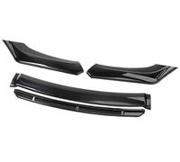 Pizgear Protecteur de Pare-Choc Avant de Voiture, Kit de carrosserie, Bande décorative, séparateur de lèvre de Canard, Largeur de berline inférieure à 176cm Aileron Avant(Black OneColor)