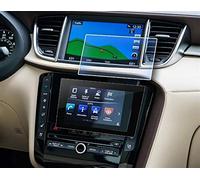 Pizgear Protecteur d'écran en verre trempé haut et bas for Navigation automobile, autocollant intérieur for Q50 Q60/QX50 SUV 2019, 2 pièces Protection d'écran de navigation