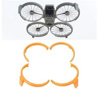 Pizgear Protection anti-collision for pare-chocs et hélices DJI FLIP, avec support for train d'atterrissage et hauteur augmentée, for drone DJI FLIP (noir) Protection d'hélice de drone(Orange)