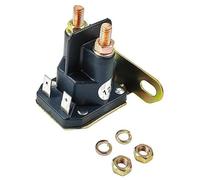 Pizgear Relais solénoïde de démarreur 12 V à 4 bornes | for Cub Cadet, MTD, Trombetta, tracteurs de Jardin et tondeuses | Références d'origine: AM138068, AM133094, 725-04439, 816-1211-211-16 Relais