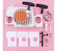 Pizgear Ressort de démarreur à rappel, corde de poignée, tronçonneuse, filtre à air, arbre de contact, for STIHL, for MS180 MS170 018 017 MS 180 170 Démarreur à rappel pour tronçonneuse