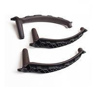 Pizgear RHD - couvercle de commutateur lève-vitre porte intérieure, poignée traction remplacement garniture, for BMW X5 X6 Panneau de garniture de commutateur de fenêtre de(3PCS SET Moka)