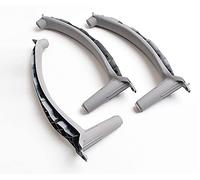 Pizgear RHD - couvercle de commutateur lève-vitre porte intérieure, poignée traction remplacement garniture, for BMW X5 X6 Panneau de garniture de commutateur de fenêtre de(3PCS SET Gray)