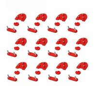 Pizgear Roues de Scooter électrique 12 pièces, pièce améliorée, Coussinet de Support de Pied, for Accessoires de Scooter électrique Xiaomi, Mijia M365/ Pro/1S Garde-Boue pour Skateboard(12pc-01)