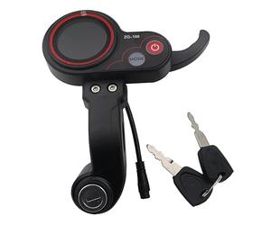 Pizgear Scooter électrique 36V-60V Zq-100 Écran LCD avec Instrument de Verrouillage Panneau d'écran d'affichage de Scooter électrique, Scooter das(Zq-100 Lock)