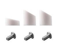 Pizgear Vis de Garde-Boue arrière, Capuchon en Caoutchouc, Couvercle de Bouchon de vis for Scooter électrique, Accessoires de réparation for Xiaomi, Mijia M365 Garde-Boue pour Skateboard(White)