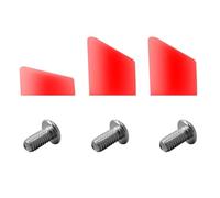 Pizgear Vis de Garde-Boue arrière, Capuchon en Caoutchouc, Couvercle de Bouchon de vis for Scooter électrique, Accessoires de réparation for Xiaomi, Mijia M365 Garde-Boue pour Skateboard(Rot)