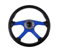 Pizgear Volant de bateau marin avec adaptateur de clé conique 3/4 pouces Navires non directionnels à 4 branches Yacht Gouvernail de bateau