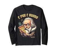 Pizza à l'ananas drôle Galileo Galilei Nerds historiques Manche Longue