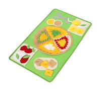 Pizza à sniffle mate, tapis de reniflement de chien - Colorful Interactive Dog mâcher Pizza Feeder lent - Dispensateur de jouets de nettoyage de dents de nourriture pour animaux de compagnie pour salo