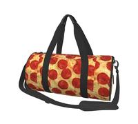 Pizza au Pepperoni, Sac de Voyage de Grande capacité, Sac à Main Rond, Sac de Voyage de Sport, fourre-Tout, Sac de Fitness