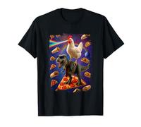 Pizza au Taco Burrito Space T Rex au Poulet T-Shirt