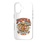 Pizza Club in Crust We Trust Retro Pizza Mascotte Cadeau Coque pour iPhone 17