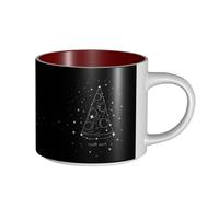 Pizza Constellation Tasse en céramique de grande capacité, corps délicat, corps épais, simple et élégant