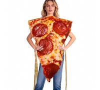 Pizza Costume - Polyester, Food Cosplay Outfit Funny Realistic Design | Pizza Slice Costume pour Halloween, Dress-Up Party, Outdoor Carnival, Role Playing, For Adult, Couples, Kids, Christmas