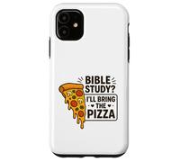 Pizza d'étude biblique Humour chrétien Jeunesse Foi Fun Joke Coque pour iPhone 11