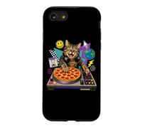 Pizza DJ Cat Coque pour iPhone SE (2020) / 7/8