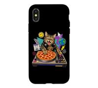 Pizza DJ Cat Coque pour iPhone X/XS