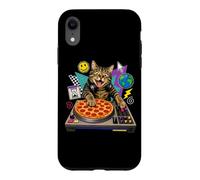 Pizza DJ Cat Coque pour iPhone XR