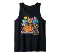 Pizza DJ Cat Débardeur