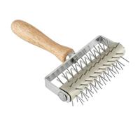 Pizza Docker Roller - Outil de perforation pâte, conception rouleau à pâtisserie pointes, ustensile cuisine durable, même aide la préparation cuisson | pâte pour Pizza, biscuits, croûte, a