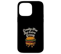 Pizza drôle végétalienne malbouffe Meme à Base de Plantes Frites Coque pour iPhone 14 Pro Max