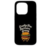 Pizza drôle végétalienne malbouffe Meme à Base de Plantes Frites Coque pour iPhone 15 Pro