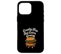 Pizza drôle végétalienne malbouffe Meme à Base de Plantes Frites Coque pour iPhone 16 Pro Max