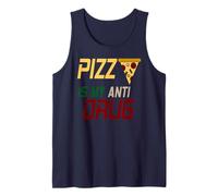 Pizza Est Mon Anti-Drogue Humour Gourmandise Débardeur