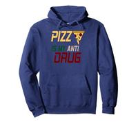 Pizza Est Mon Anti-Drogue Humour Gourmandise Sweat à Capuche
