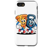 Pizza Et Poids Fitness Musculation Amis Kettlebell Coque pour iPhone SE (2020) / 7/8