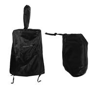 Pizza Four Couvre - Matériau en Polyester, poussière et érosion, Grande Taille pour Les Fours extérieurs 170x65x55cm, multiplicité pour la Pizza Breau, Le Design Noir Simple