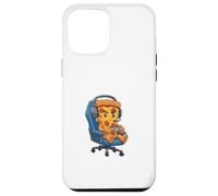 Pizza Gamer Cartoon Casque Contrôleur Amusant Gaming Coque pour iPhone 12 Pro Max