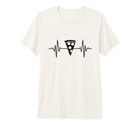 Pizza Heartbeat Chauffeur livreur de Pizzas Pizza Maker T-Shirt Haut de Gamme