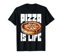 Pizza is Life Motif Tarte à Pizza rétro T-Shirt